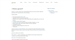 Desktop Screenshot of gevent.org